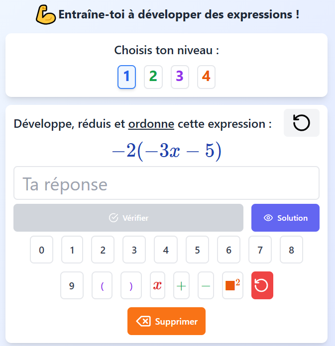 Développer