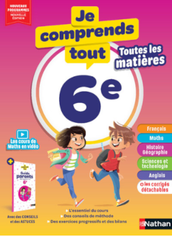 Manuel Je comprends tout 6e - Nathan 2026