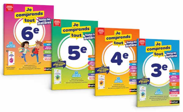 Manuel Je comprends tout - Nathan 2026