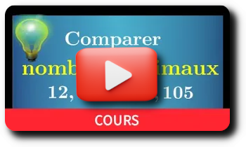 comparer des nombres décimaux