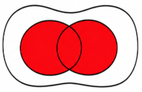 A union B - diagramme de Venn